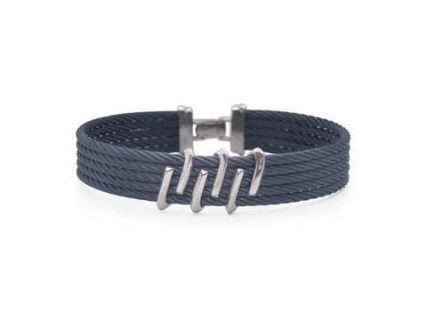 MENS CABLE 5-ROW BRACELET