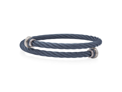 MENS CABLE BYPASS NAIL HEAD BRACELET