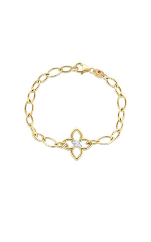 18K YELLOW GOLD AND DIAMOND BRACELET FROM THE CIALOMA COLLECTION