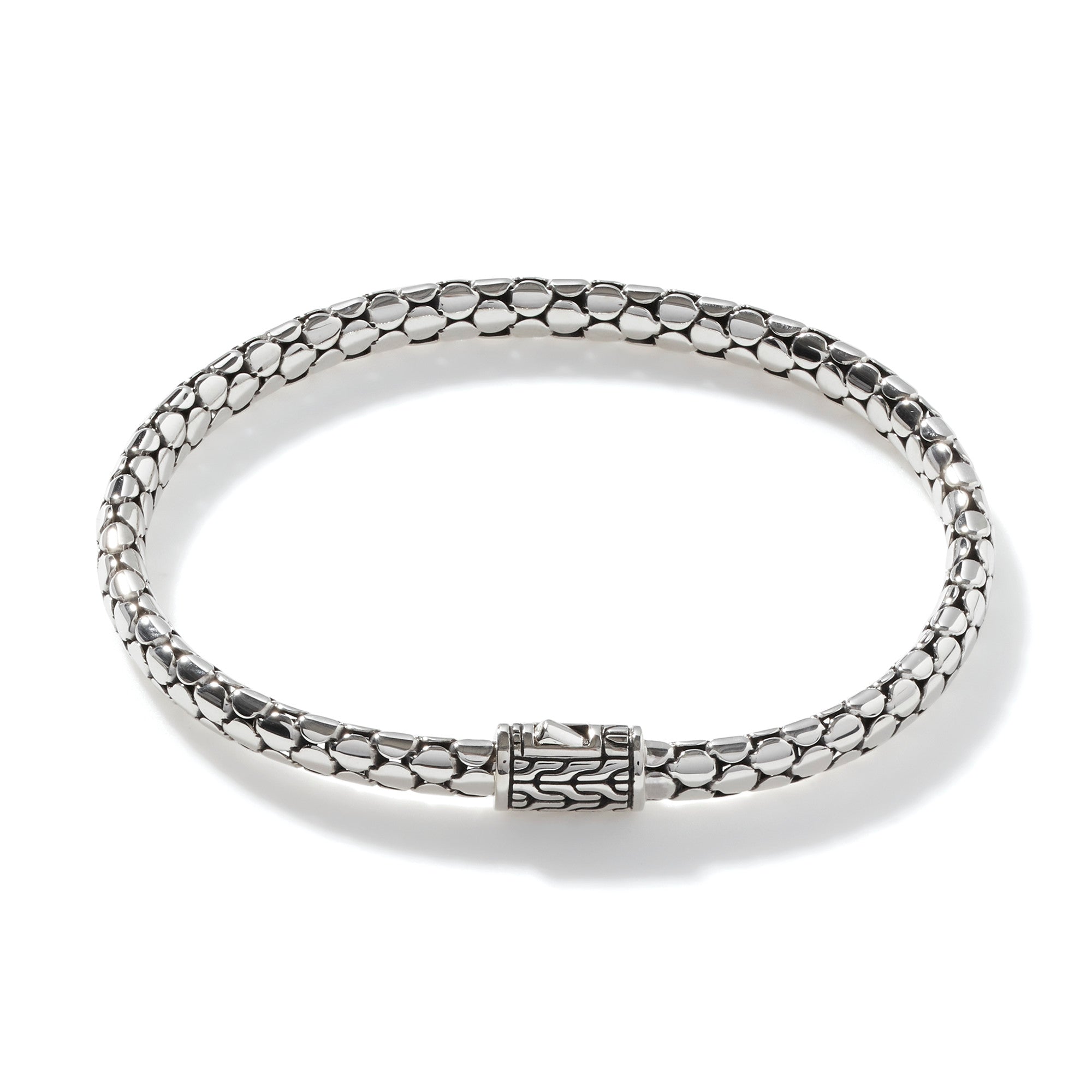 STERLING SILVER 4.5MM SLIM DOT BRACELET