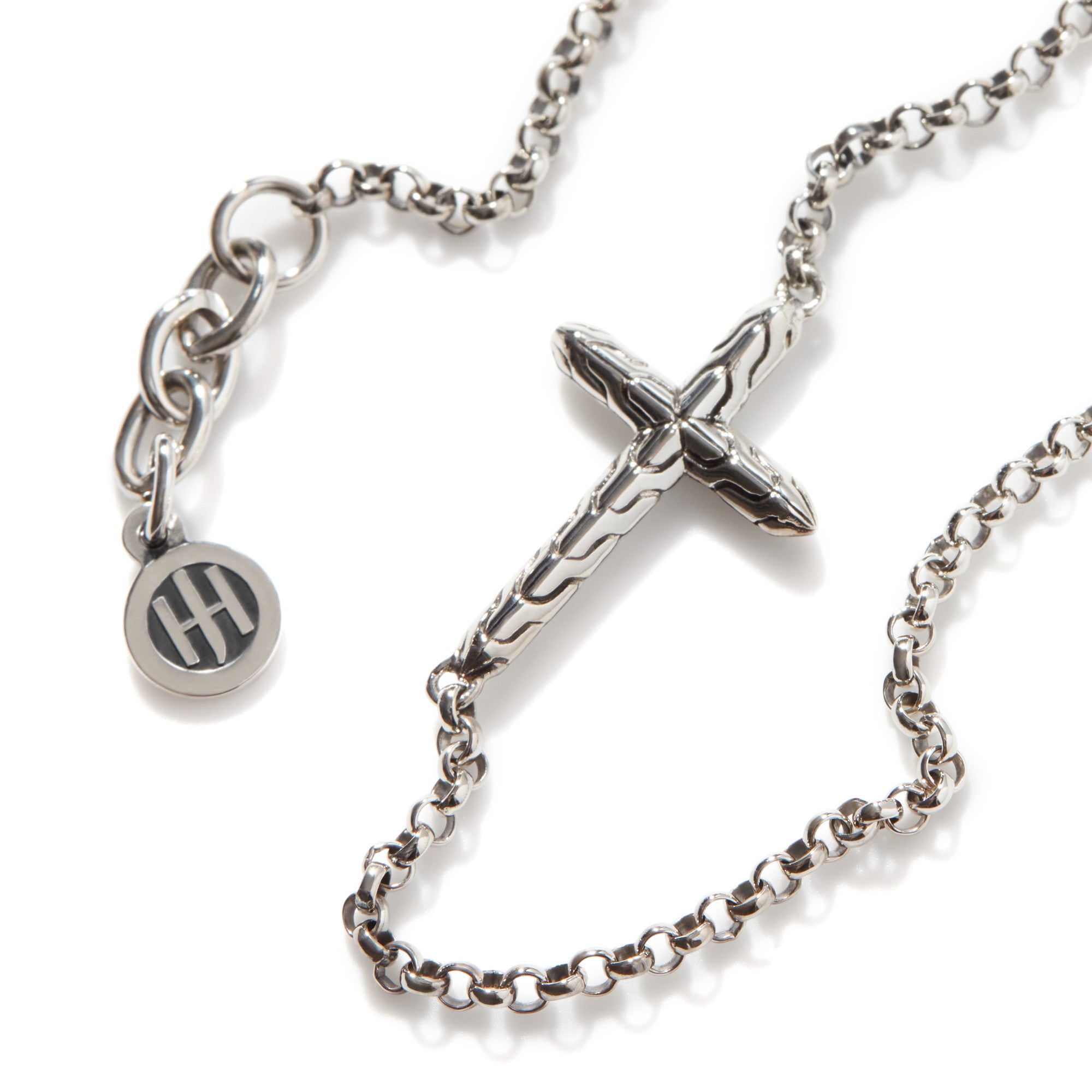 STERLING SILVER CROSS BRACELET