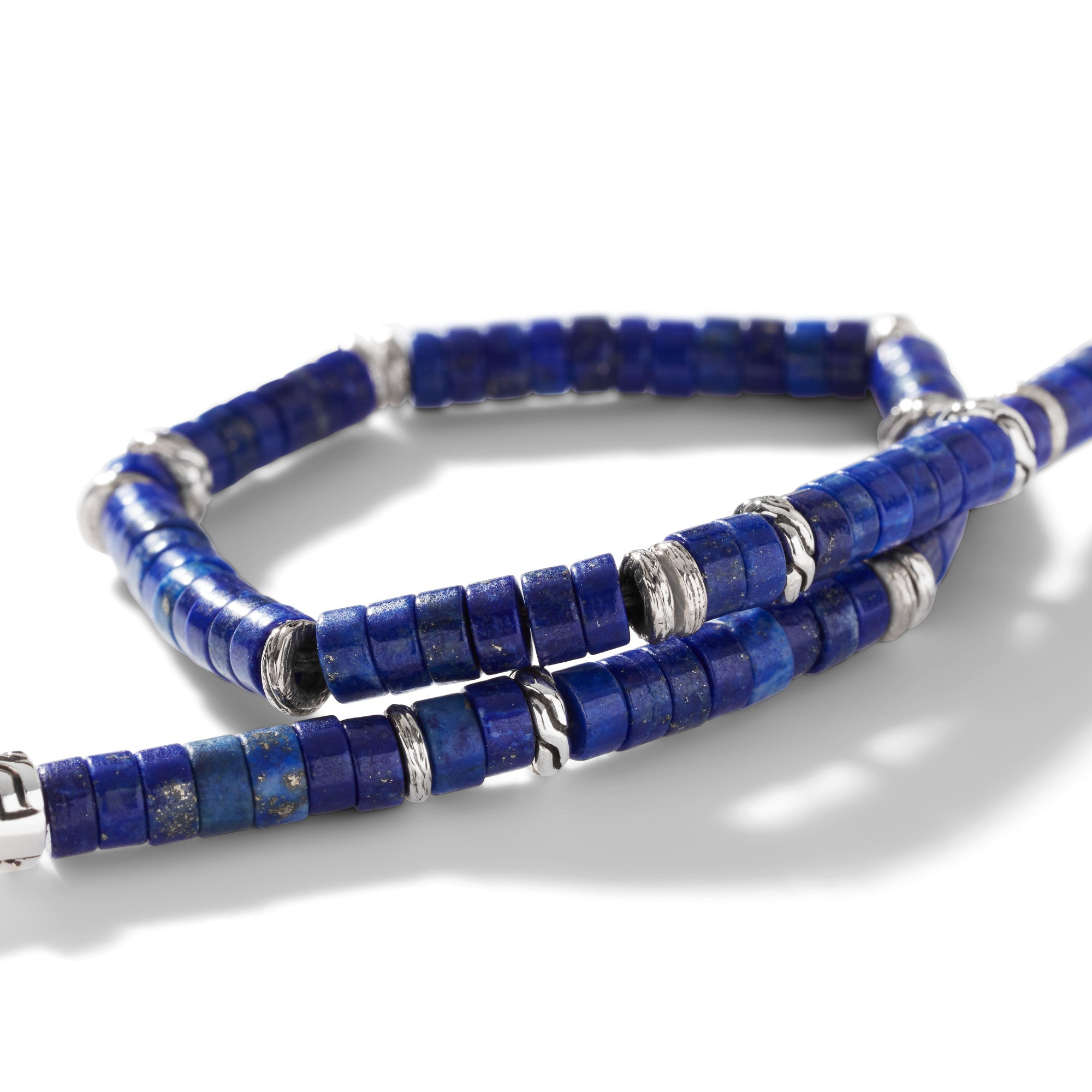 STERLING SILVER LAPIS LAZULI BRACELET 4MM