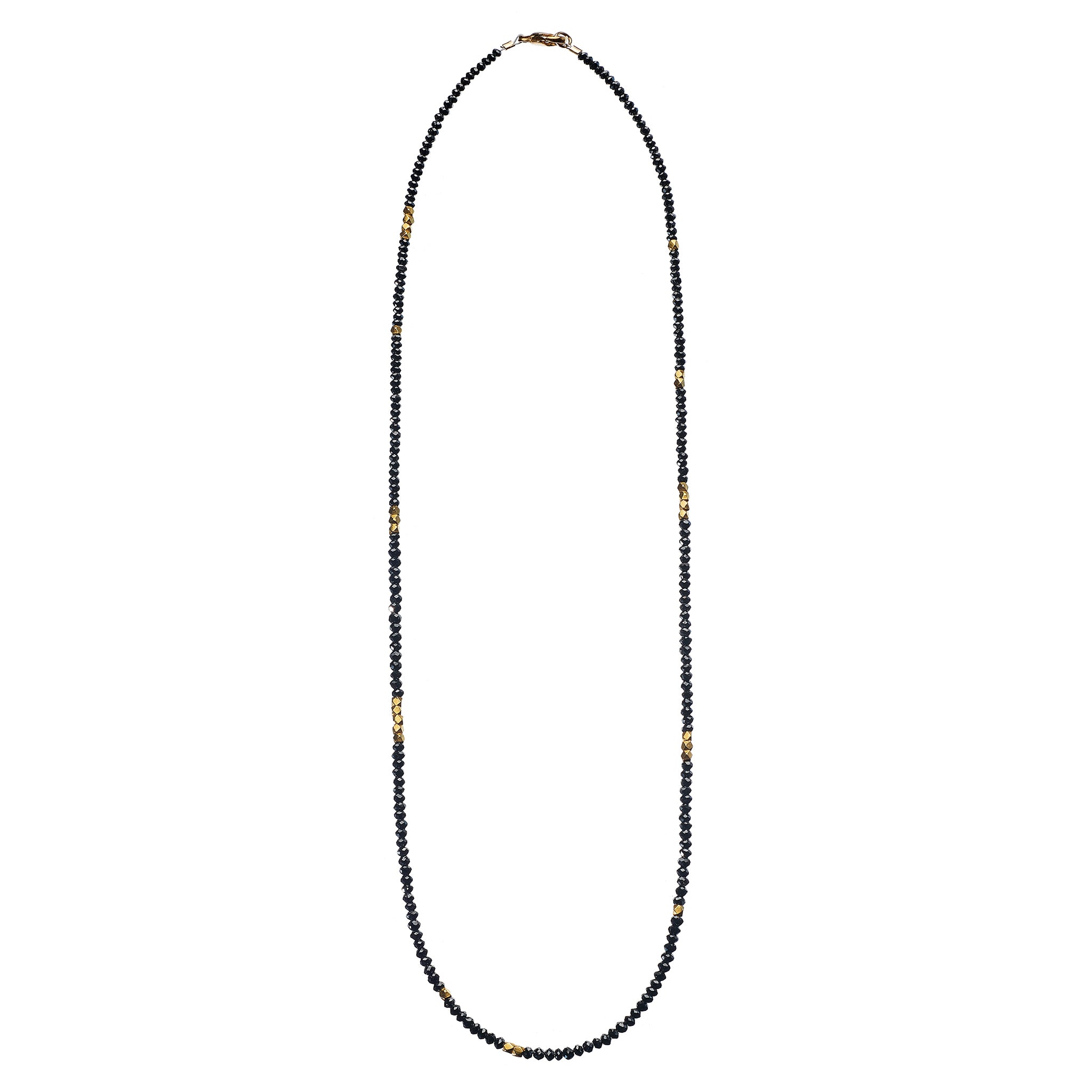 NOIR BLACK DIAMOND AND GOLD NECKLACE