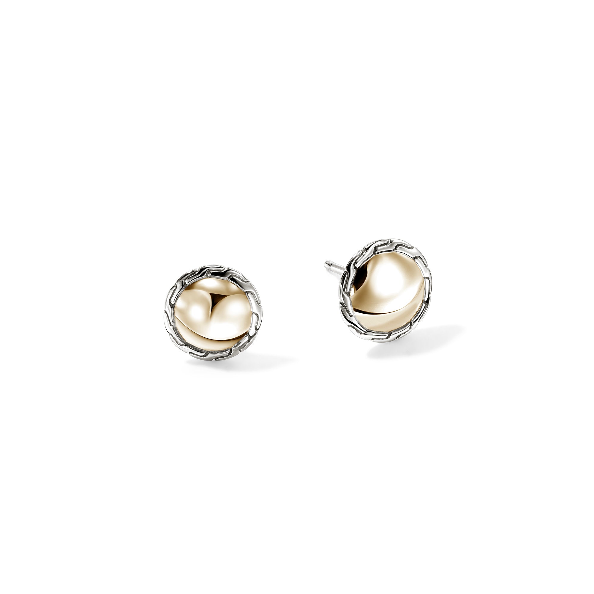 JH Essential Stud Earring, Gold, Sterling Silver, 10MM