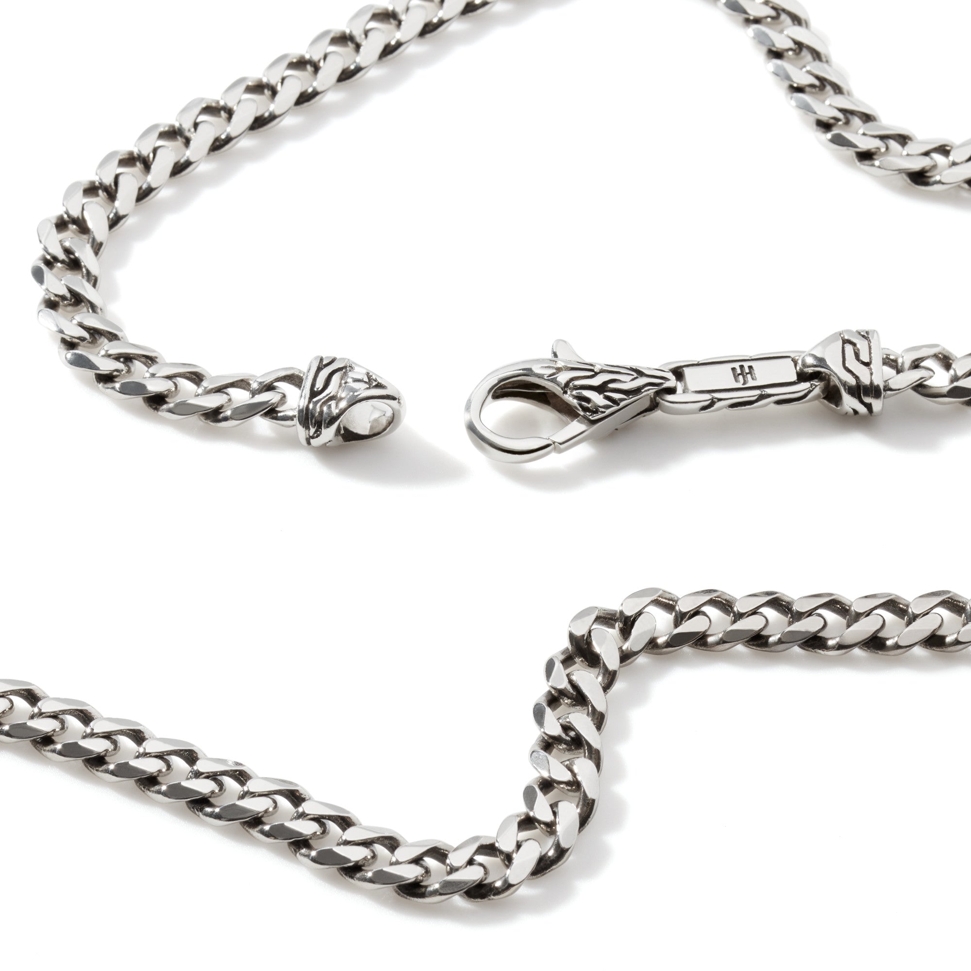 STERLING SILVER 3.9MM 22 INCH CURB CHAIN