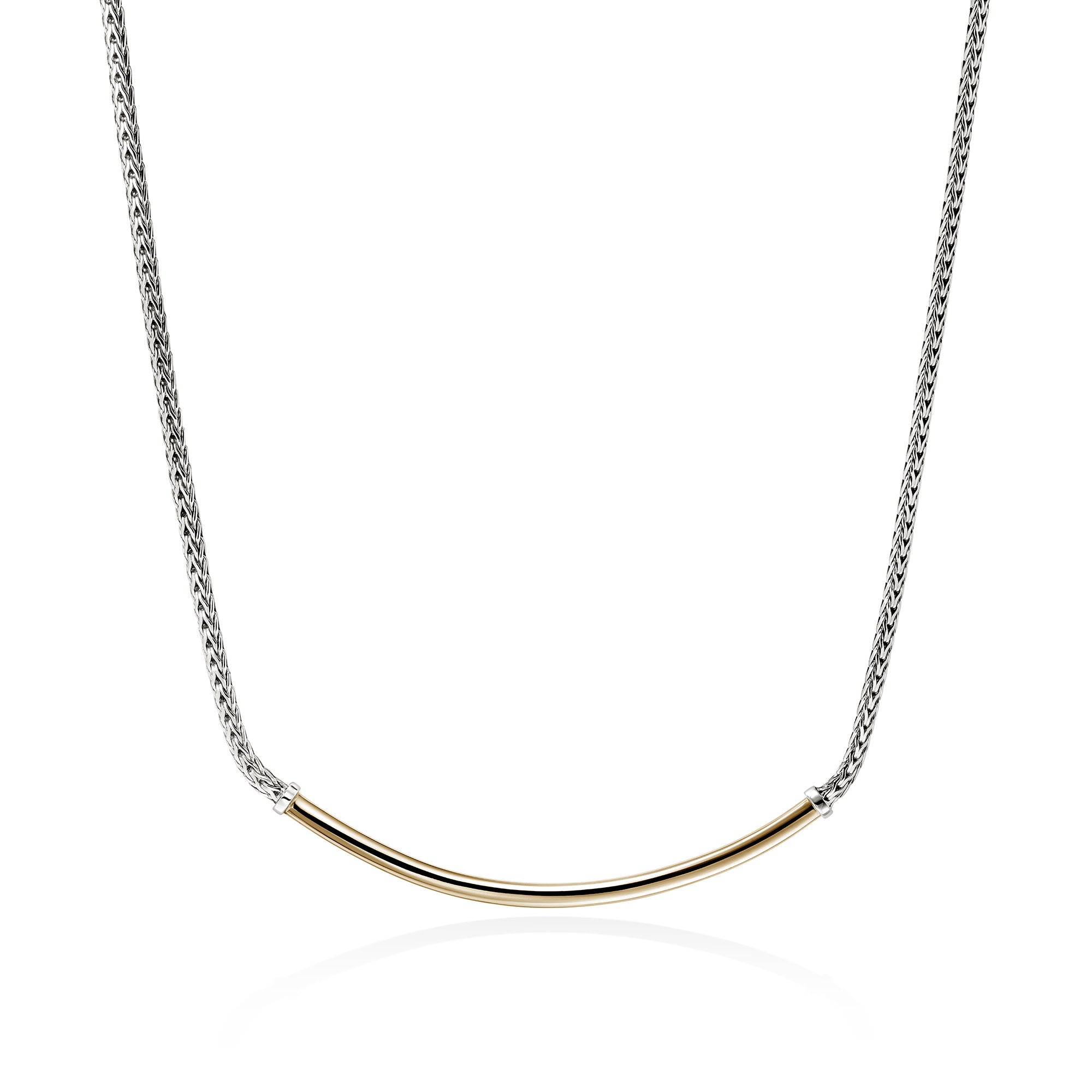 JH ESSENTIALS 14KY GOLD BAR NECKLACE