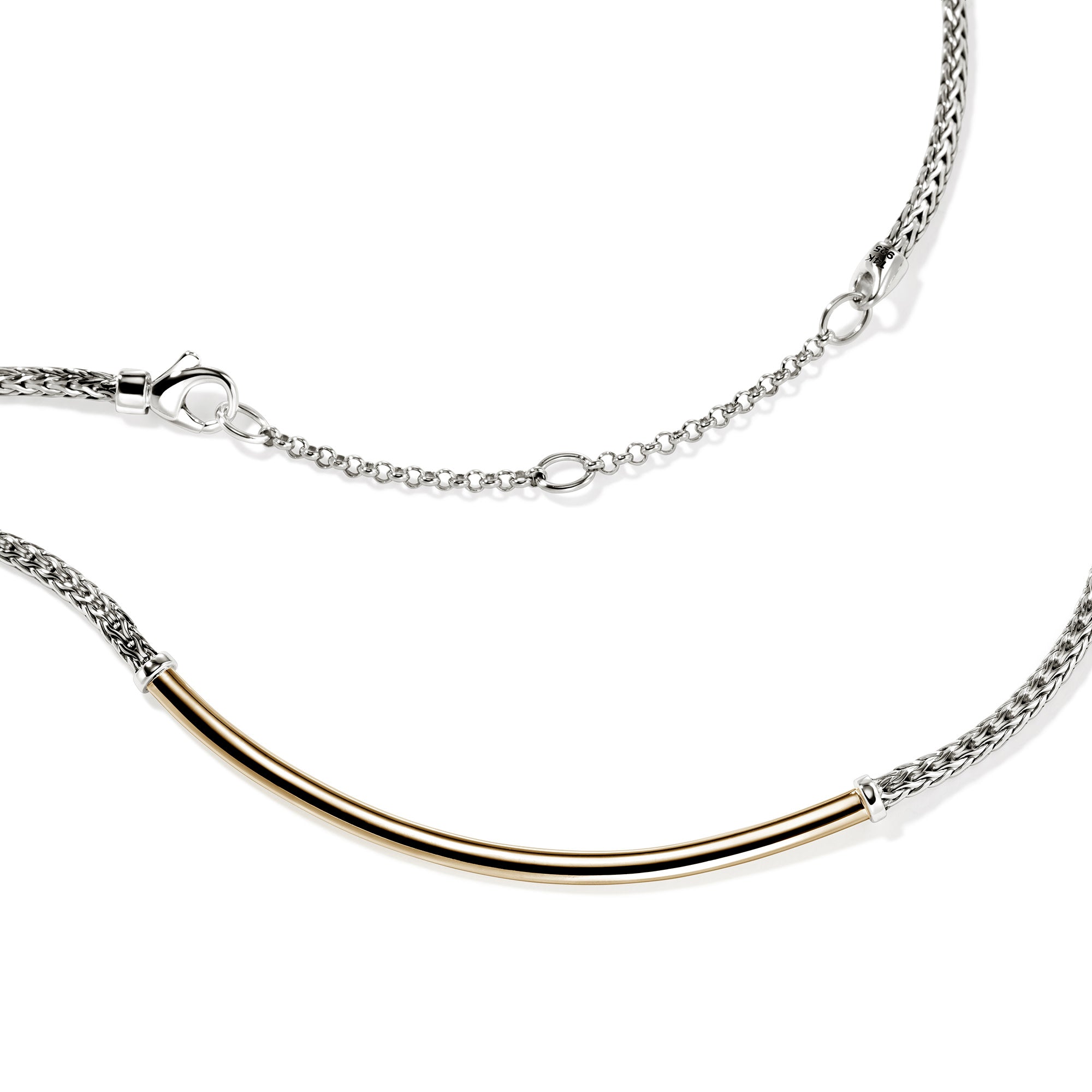 JH ESSENTIALS 14KY GOLD BAR NECKLACE