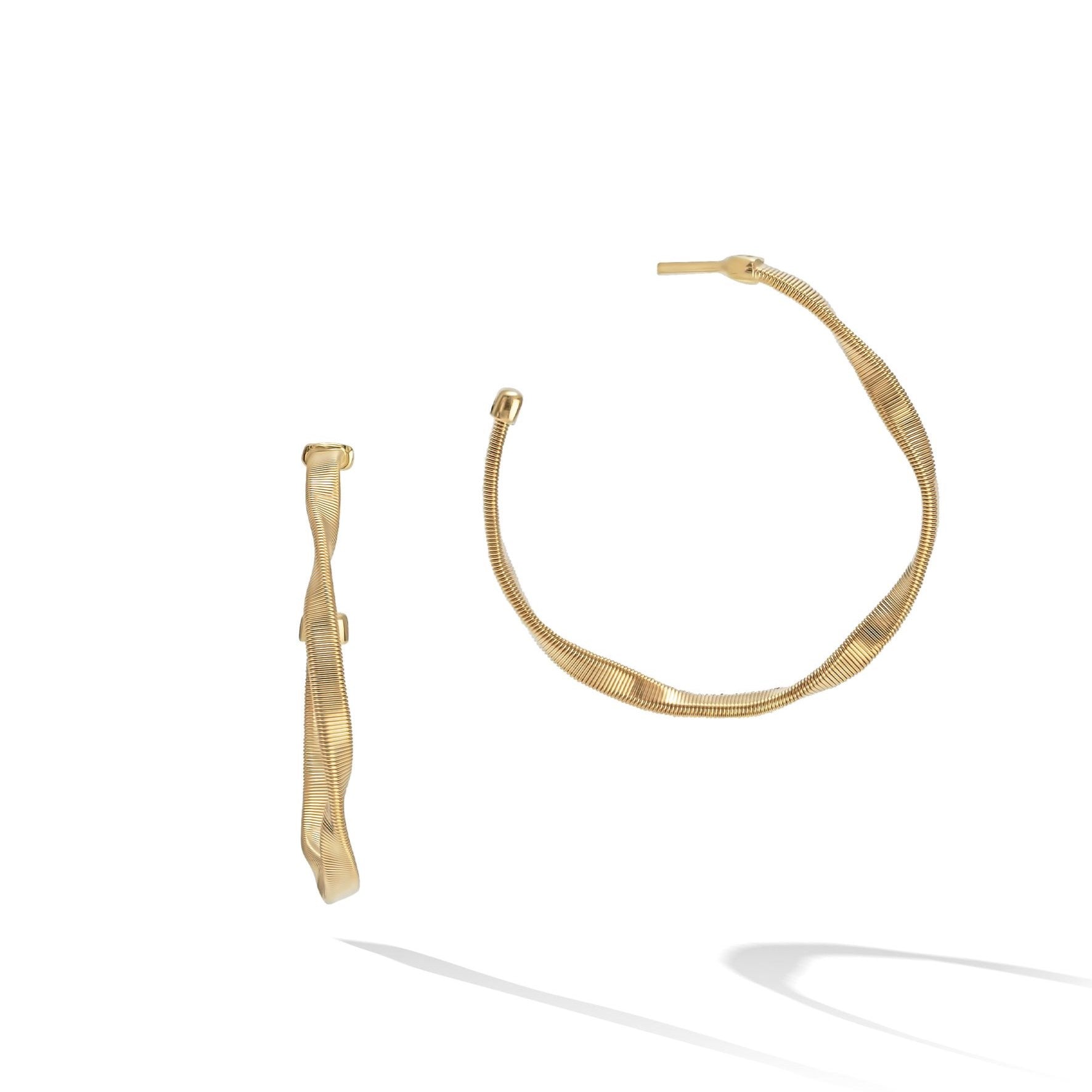 18K YELLOW GOLD HOOPS FROM THE MARRAKECH COLLECTION