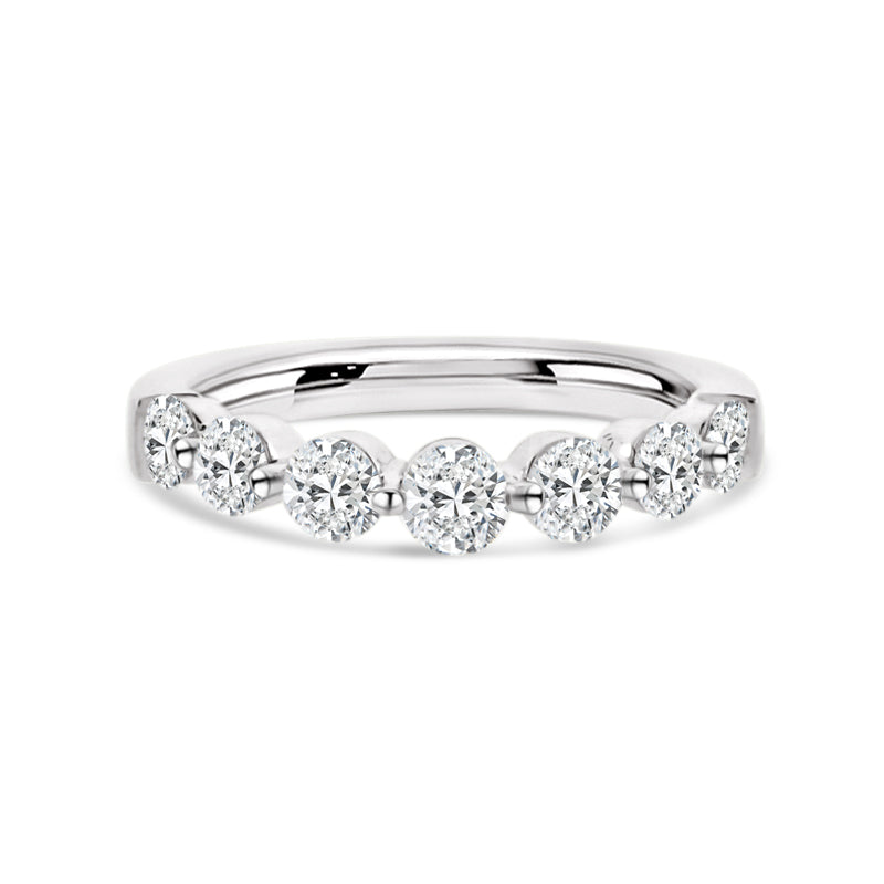 PRIVE' 18K WHITE GOLD DIAMOND PURITY BAND