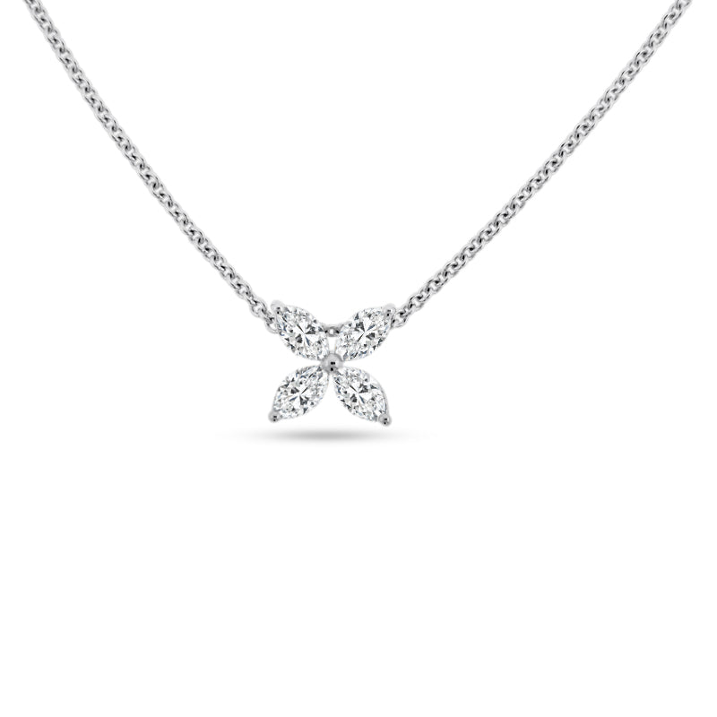 PRIVE' 18K WHITE GOLD 'STARLITE' PENDANT