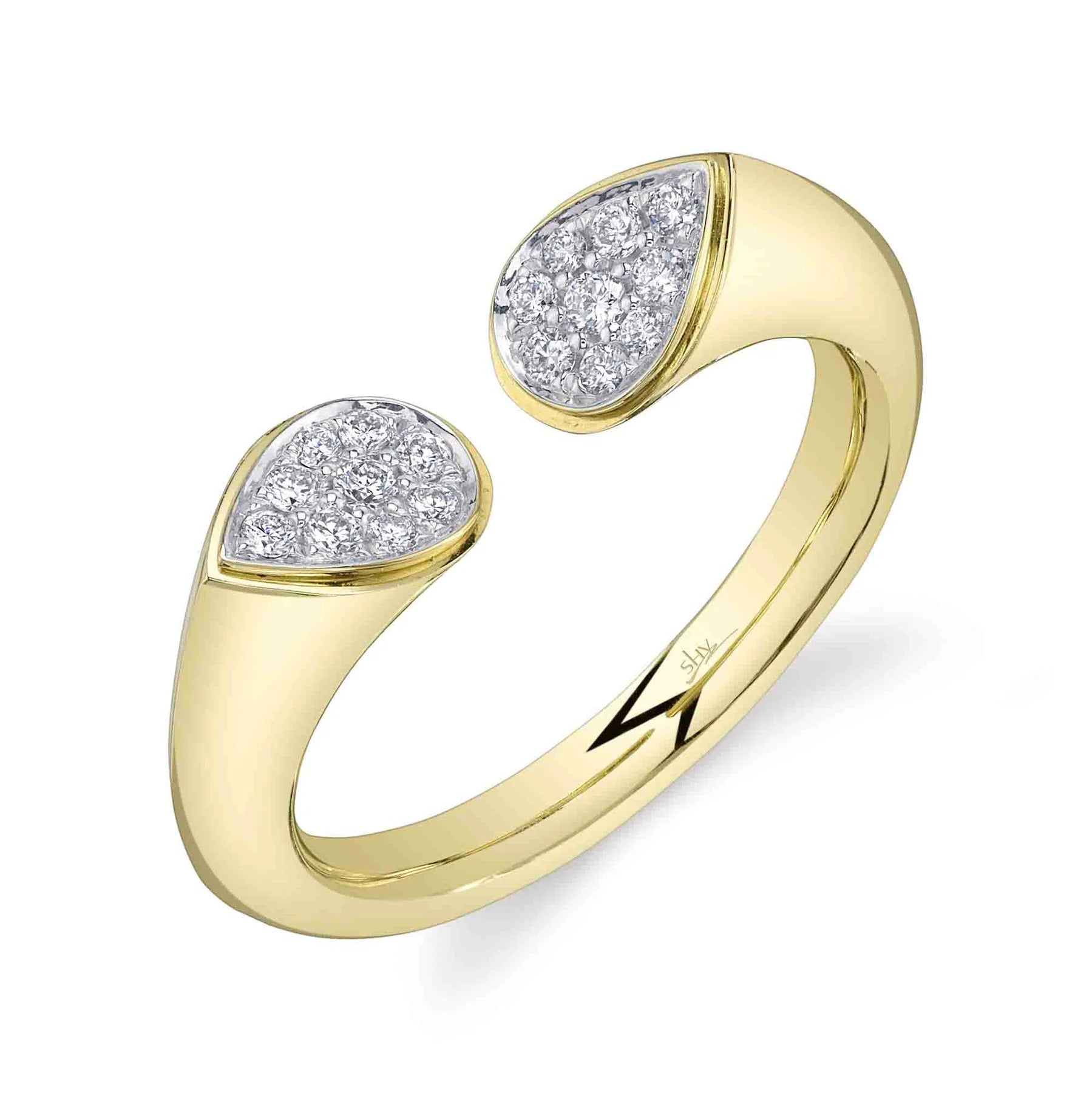 14K YELLOW GOLD DIAMOND RING