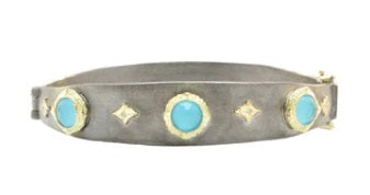 MULTI-STONE CRIVELLI HUGGIE BRACELET