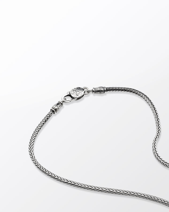 MENS KONSTANTINO STERLING SILVER WOVEN CHAIN