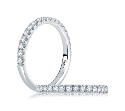 A.JAFFE METROPOLITAN EMPIRE LEGACY DIAMOND HALFWAY BAND 0.15