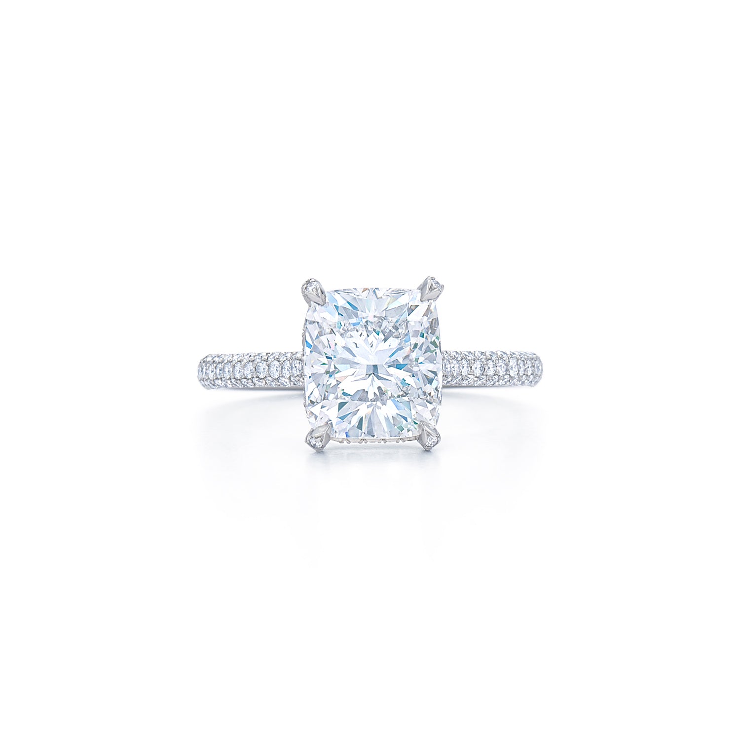 Kwiat Cushion Diamond Engagement Ring