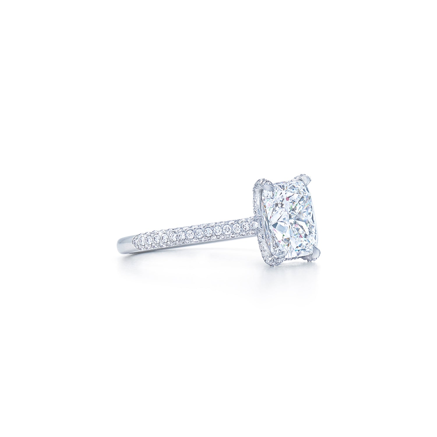 Kwiat Cushion Diamond Engagement Ring