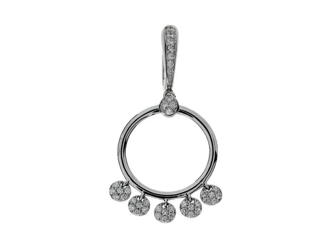 DAMASO 18K WHITE GOLD & 0.66CT DIAMOND EARRINGS