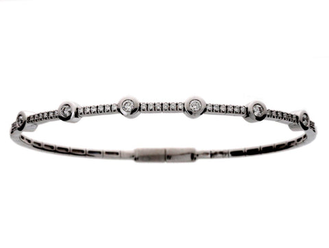 DAMASO 18K WHITE GOLD & 0.53CT DIAMOND BRACELET