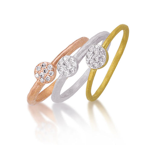 Meira T 14k Stackable Diamond Rings