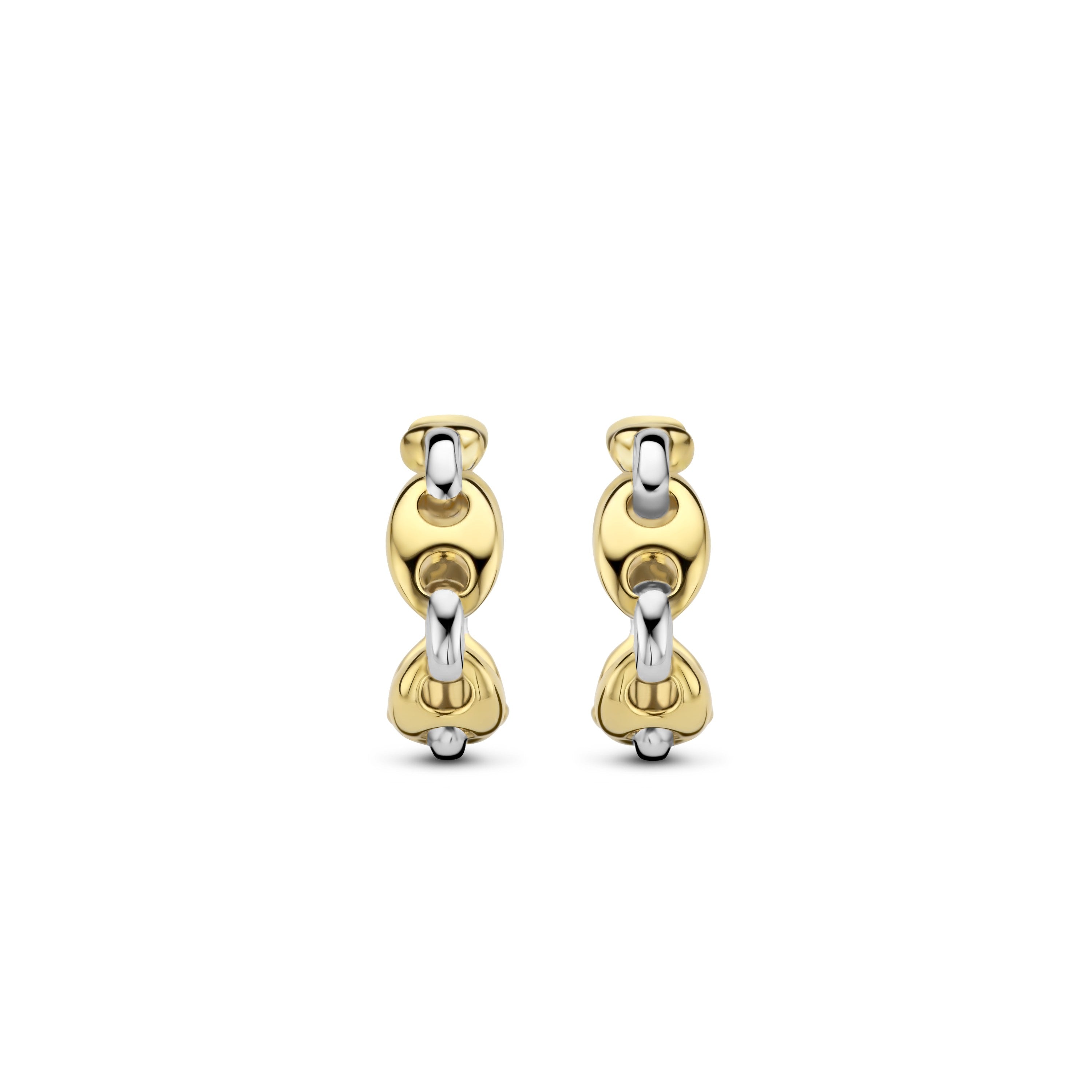 Tisento Milano Sterling Silver gold plated Silver yellow gold platedEarrings