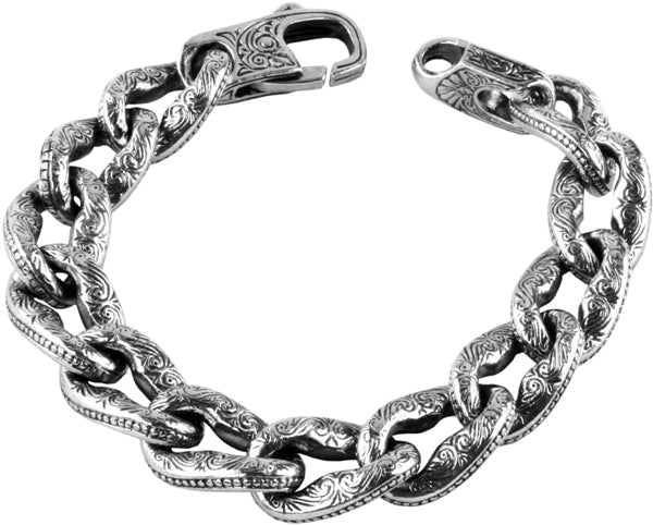 KONSTANTINO STERLING SILVER LINK BRACELET FROM THE STERLING SILVER CLASSICS COLLECTION