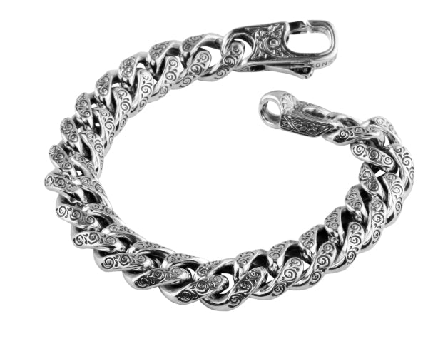 KONSTANTINO STERLING SILVER LINK BRACELET FROM THE STERLING SILVER CLASSICS COLLECTION