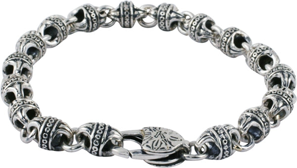 KONSTANTINO STERLING SILVER LINK BRACELET FROM THE STERLING SILVER CLASSICS COLLECTION