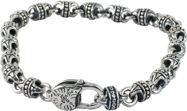 KONSTANTINO STERLING SILVER LINK BRACELET FROM THE PLATO COLLECTION