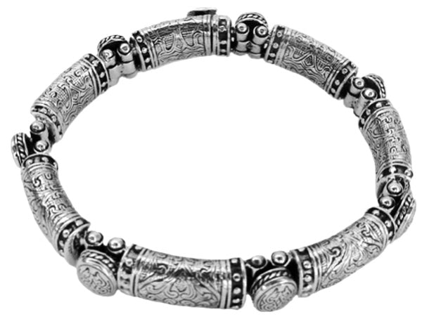 KONSTANTINO STERLING SILVER LINK BRACELET FROM THE STERLING SILVER CLASSICS COLLECTION