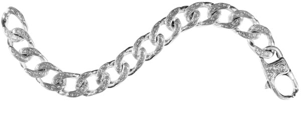 KONSTANTINO STERLING SILVER LINK BRACELET FROM THE STERLING SILVER CLASSICS COLLECTION