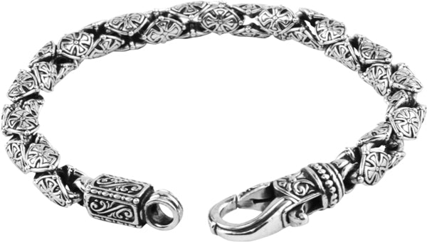 KONSTANTINO STERLING SILVER LINK BRACELET FROM THE PAGANINI COLLECTION