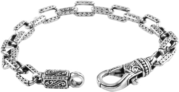 KONSTANTINO STERLING SILVER LINK BRACELET FROM THE PAGANINI COLLECTION