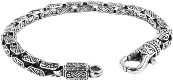 KONSTANTINO STERLING SILVER LINK BRACELET FROM THE PAGANINI COLLECTION