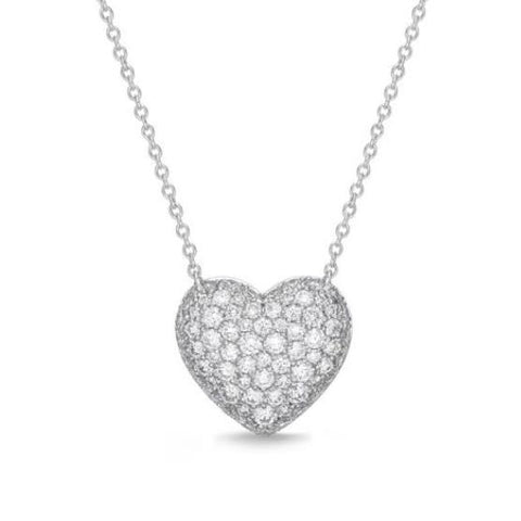 DIAMOND PAVE HEART .48CT