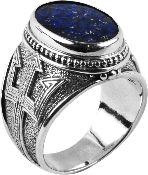 KONSTANTINO STERLING SILVER LAPIS (OTHER STONE CHOICES AVAILABLE) RING FROM THE POSEIDON COLLECTION