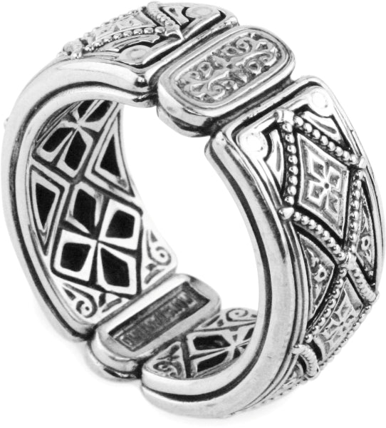 KONSTANTINO STERLING SILVER RING FROM THE STERLING SILVER CLASSICS COLLECTION