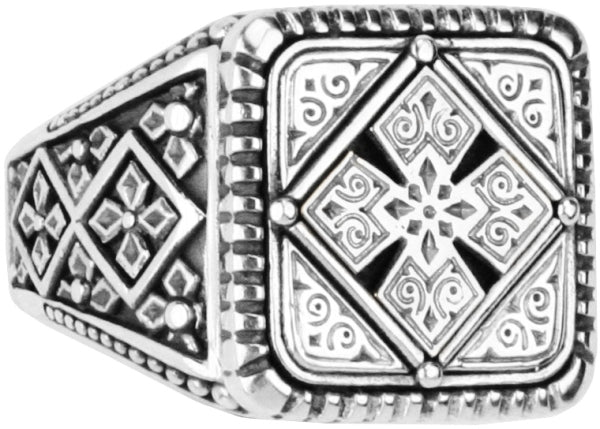 KONSTANTINO STERLING SILVER RING FROM THE STERLING SILVER CLASSICS COLLECTION