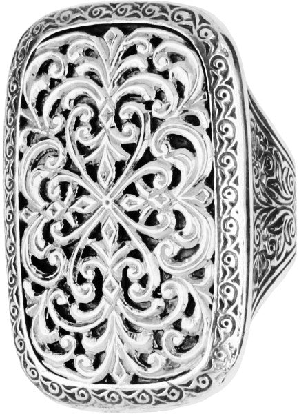 KONSTANTINO STERLING SILVER RING FROM THE STERLING SILVER CLASSICS COLLECTION