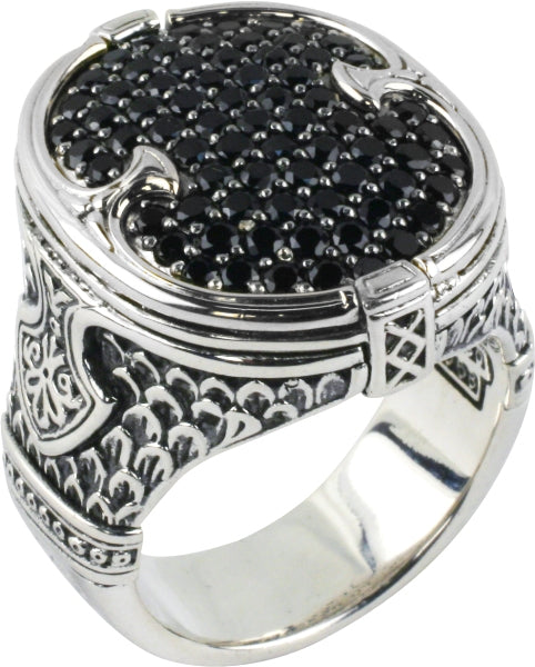 KONSTANTINO STERLING SILVER SPINEL RING FROM THE PLATO COLLECTION