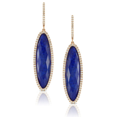 Doves Lapis Earring