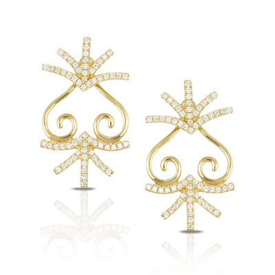 Doves Diamond Fashion Earring