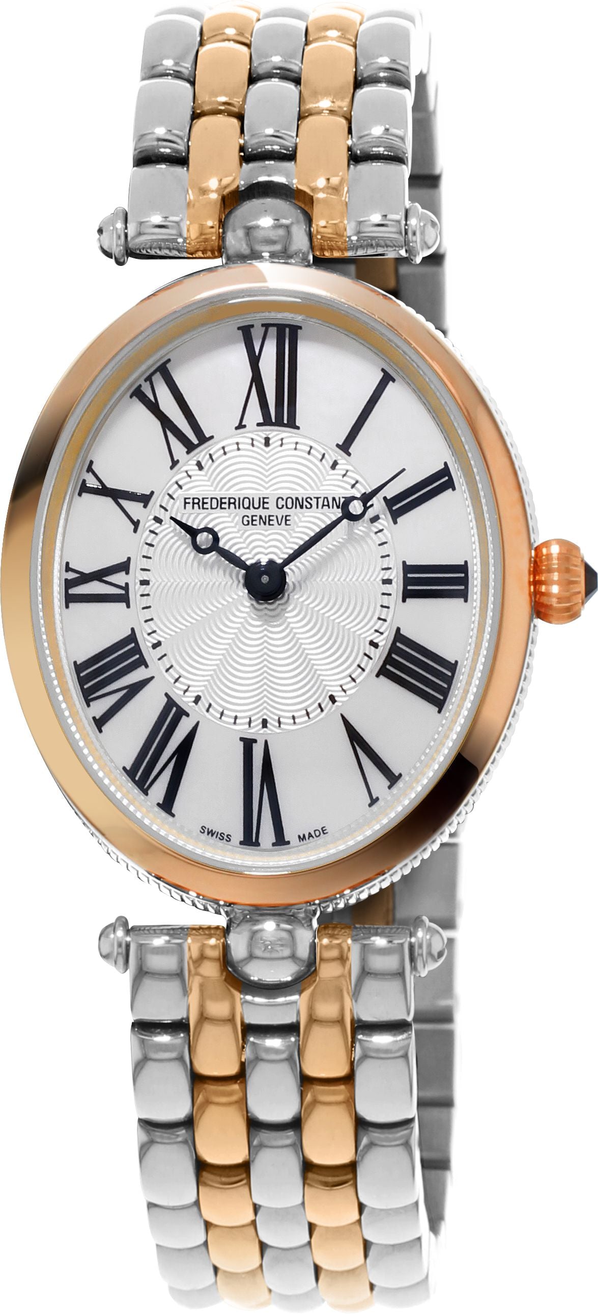 FREDERIQUE CONSTANT LADIES STAINLESS STEEL Two-Tone Quartz CLASSICS Stainless Steel Bracelet