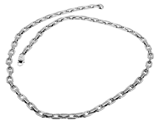 KONSTANTINO STERLING SILVER LINK NECK FROM THE STERLING SILVER CLASSICS COLLECTION