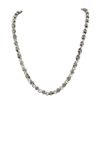 KONSTANTINO STERLING SILVER LINK NECK FROM THE PLATO COLLECTION