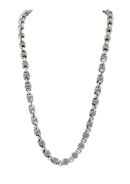 KONSTANTINO STERLING SILVER LINK NECK FROM THE PLATO COLLECTION