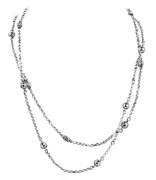 KONSTANTINO STERLING SILVER NECKLACE FROM THE STERLING SILVER CLASSICS COLLECTION