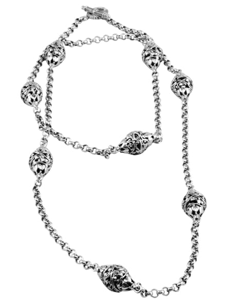 KONSTANTINO STERLING SILVER NECKLACE FROM THE STERLING SILVER CLASSICS COLLECTION