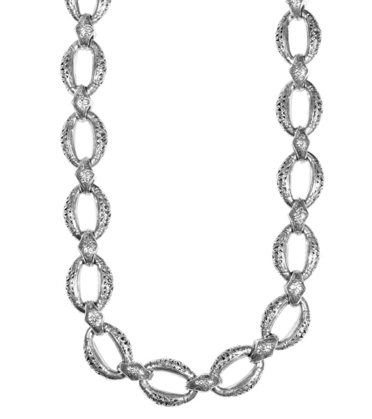 KONSTANTINO STERLING SILVER NECKLACE FROM THE STERLING SILVER CLASSICS COLLECTION