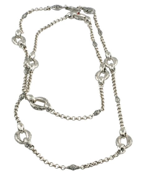 KONSTANTINO STERLING SILVER NECKLACE FROM THE STERLING SILVER CLASSICS COLLECTION