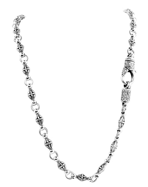 KONSTANTINO STERLING SILVER LINK NECK FROM THE STERLING SILVER CLASSICS COLLECTION